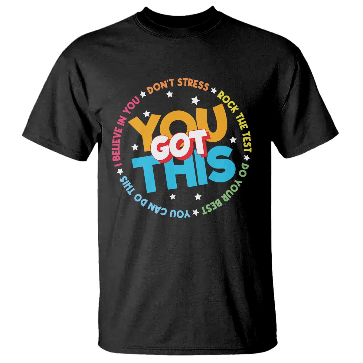 Test Day Teacher T Shirt Rock The Test Dont Stress Just Do Your Best