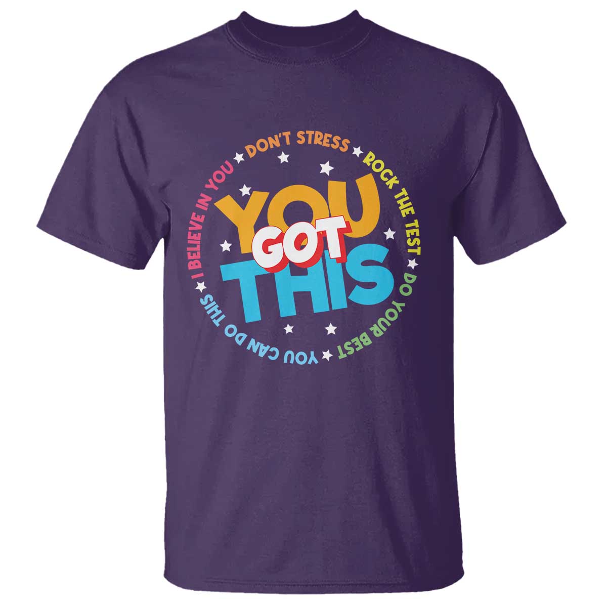 Test Day Teacher T Shirt Rock The Test Dont Stress Just Do Your Best