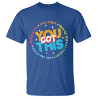 Test Day Teacher T Shirt Rock The Test Dont Stress Just Do Your Best