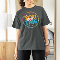 Test Day Teacher T Shirt For Women Rock The Test Dont Stress Just Do Your Best