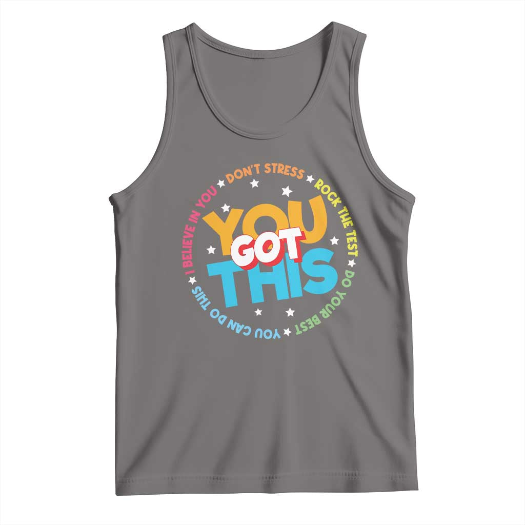 Test Day Teacher Tank Top Rock The Test Dont Stress Just Do Your Best