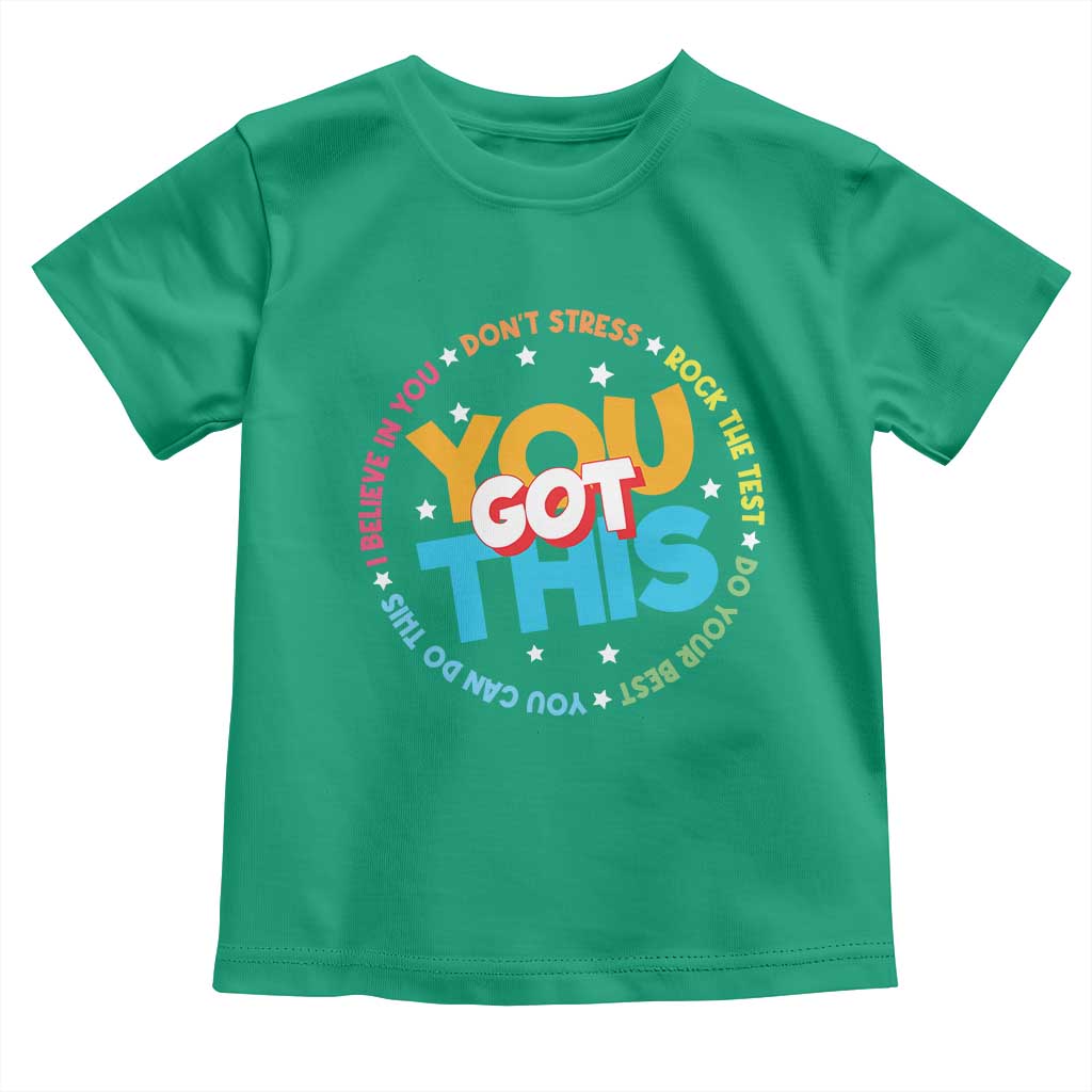 Test Day Teacher Toddler T Shirt Rock The Test Dont Stress Just Do Your Best