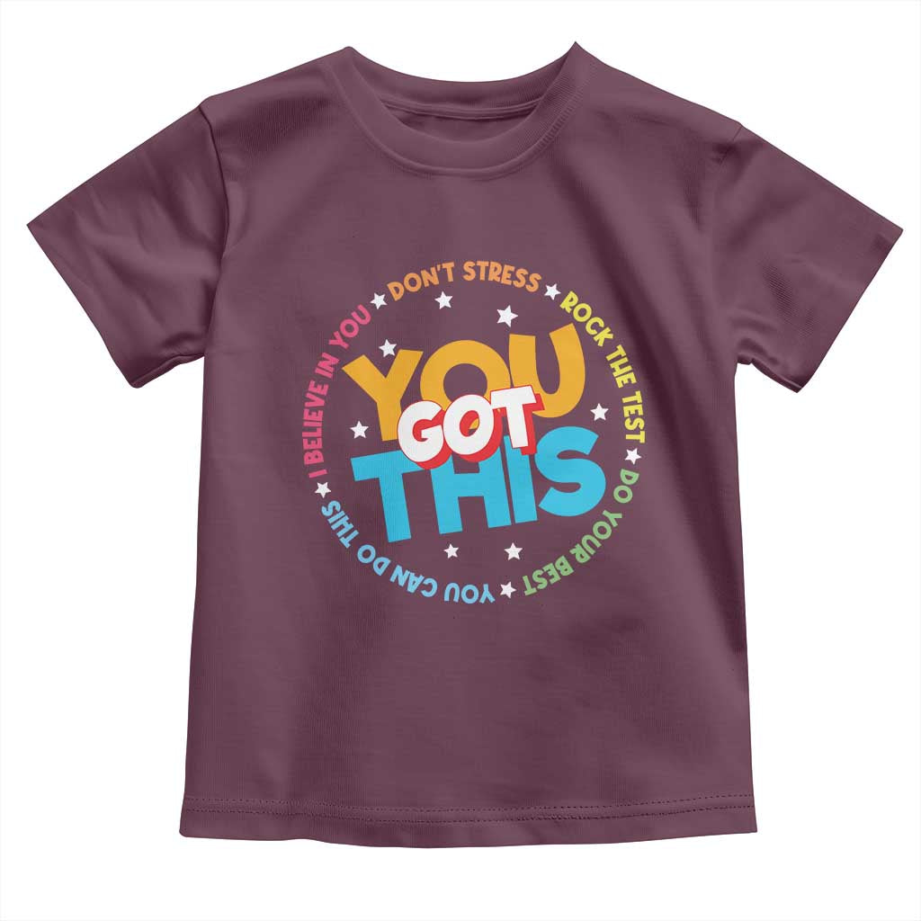 Test Day Teacher Toddler T Shirt Rock The Test Dont Stress Just Do Your Best