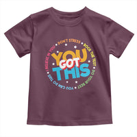 Test Day Teacher Toddler T Shirt Rock The Test Dont Stress Just Do Your Best