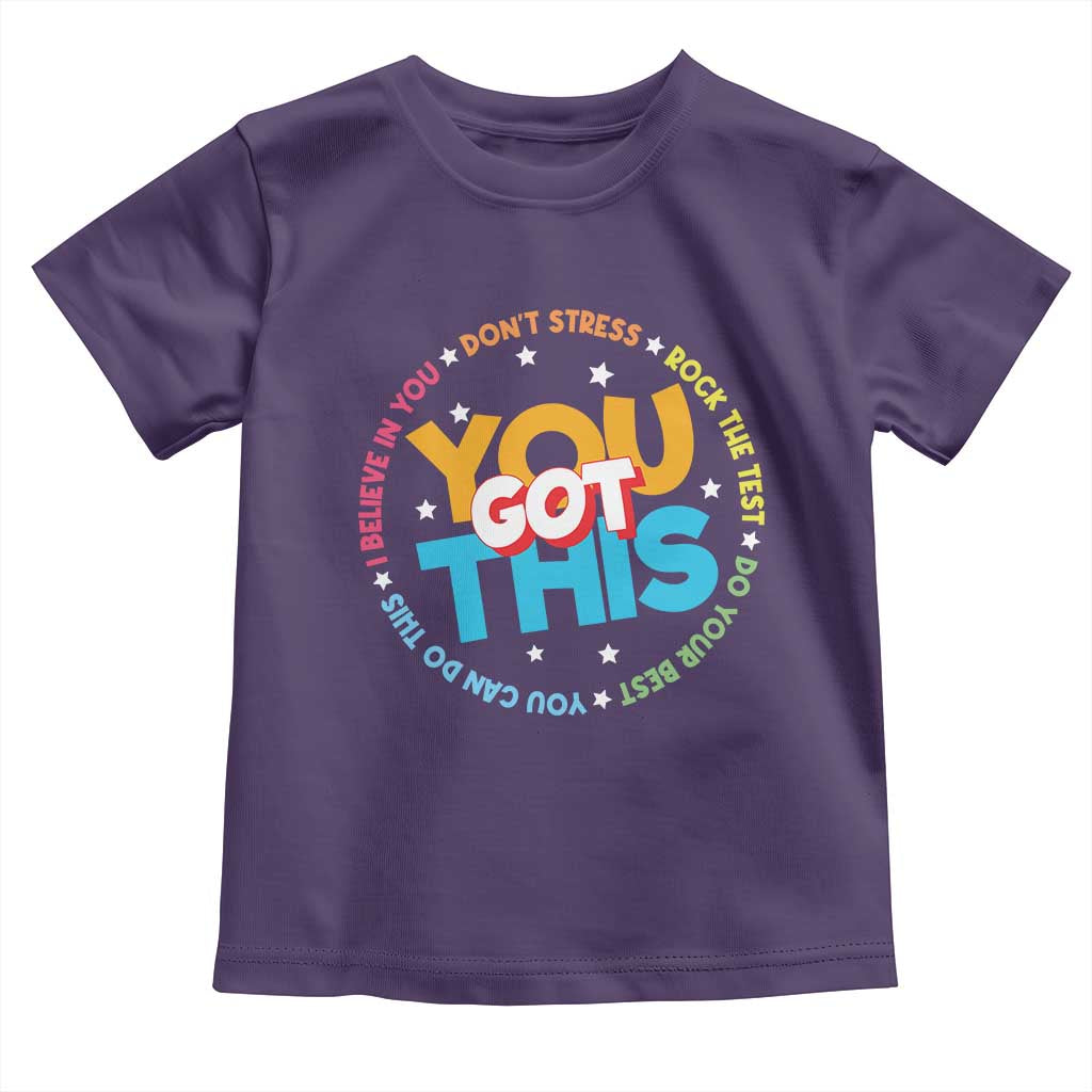 Test Day Teacher Toddler T Shirt Rock The Test Dont Stress Just Do Your Best
