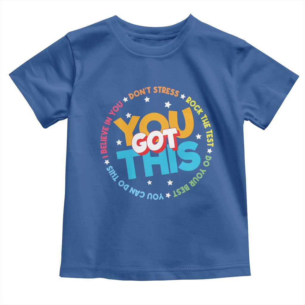 Test Day Teacher Toddler T Shirt Rock The Test Dont Stress Just Do Your Best
