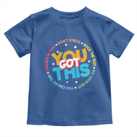 Test Day Teacher Toddler T Shirt Rock The Test Dont Stress Just Do Your Best