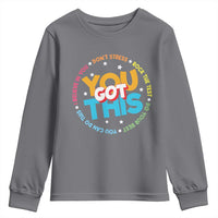Test Day Teacher Youth Sweatshirt Rock The Test Dont Stress Just Do Your Best