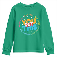 Test Day Teacher Youth Sweatshirt Rock The Test Dont Stress Just Do Your Best