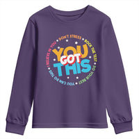 Test Day Teacher Youth Sweatshirt Rock The Test Dont Stress Just Do Your Best