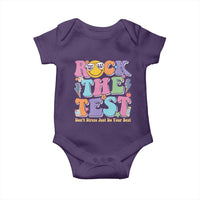 Teacher Test Day Baby Onesie Rock The Test Dont Stress Just Do Your Best Cute Groovy