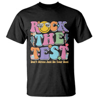 Teacher Test Day T Shirt Rock The Test Dont Stress Just Do Your Best Cute Groovy