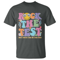 Teacher Test Day T Shirt Rock The Test Dont Stress Just Do Your Best Cute Groovy