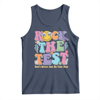 Teacher Test Day Tank Top Rock The Test Dont Stress Just Do Your Best Cute Groovy