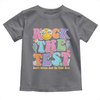 Teacher Test Day Toddler T Shirt Rock The Test Dont Stress Just Do Your Best Cute Groovy