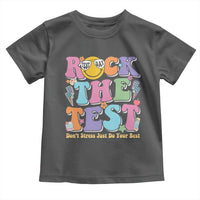 Teacher Test Day Toddler T Shirt Rock The Test Dont Stress Just Do Your Best Cute Groovy