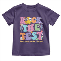 Teacher Test Day Toddler T Shirt Rock The Test Dont Stress Just Do Your Best Cute Groovy
