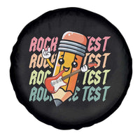 Teacher Rock The Test Day Spare Tire Cover Testing Motivational