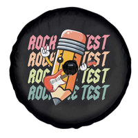 Teacher Rock The Test Day Spare Tire Cover Testing Motivational