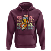 Teacher Rock The Test Day Hoodie Testing Motivational