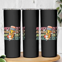 Teacher Rock The Test Day Skinny Tumbler Testing Motivational