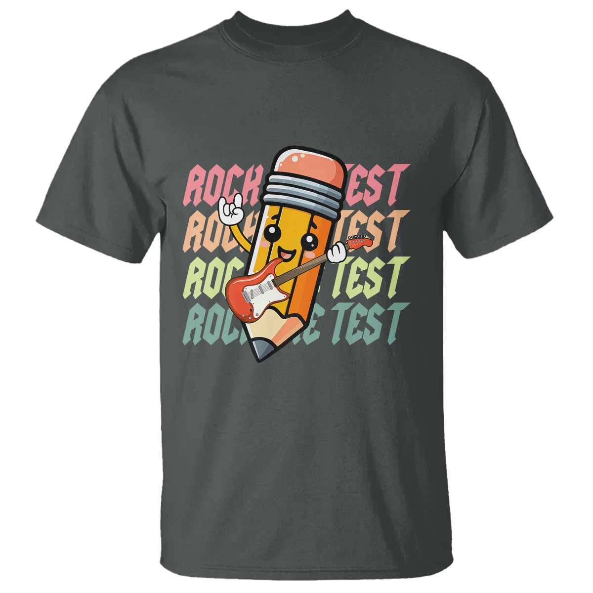 Teacher Rock The Test Day T Shirt Testing Motivational