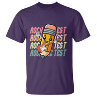 Teacher Rock The Test Day T Shirt Testing Motivational