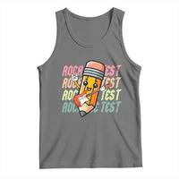 Teacher Rock The Test Day Tank Top Testing Motivational