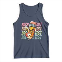 Teacher Rock The Test Day Tank Top Testing Motivational