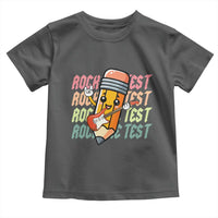 Teacher Rock The Test Day Toddler T Shirt Testing Motivational