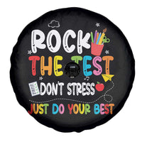 Rock The Test Day Spare Tire Cover Teacher Exam Testing Outfit Just Do Your Best
