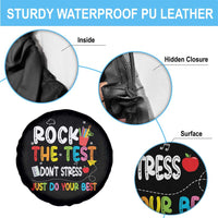 Rock The Test Day Spare Tire Cover Teacher Exam Testing Outfit Just Do Your Best