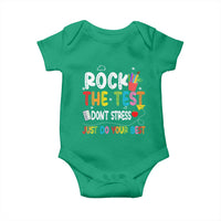 Rock The Test Day Baby Onesie Teacher Exam Testing Outfit Just Do Your Best