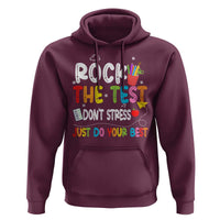 Rock The Test Day Hoodie Teacher Exam Testing Outfit Just Do Your Best