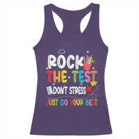Rock The Test Day Racerback Tank Top Teacher Exam Testing Outfit Just Do Your Best