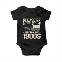 Please Be Patient I'm From the 1900s Baby Onesie Funny Western Meme Vintage 90s Country