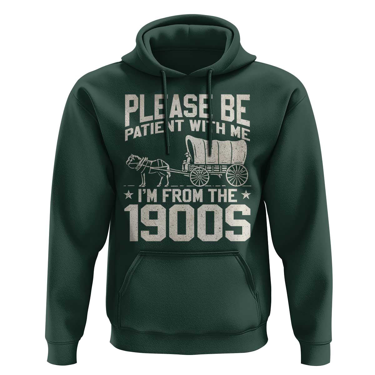Please Be Patient I'm From the 1900s Hoodie Funny Western Meme Vintage 90s Country