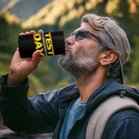 Funny Test Day 4 in 1 Can Cooler Tumbler May The Skills Be With You Motivational Teacher