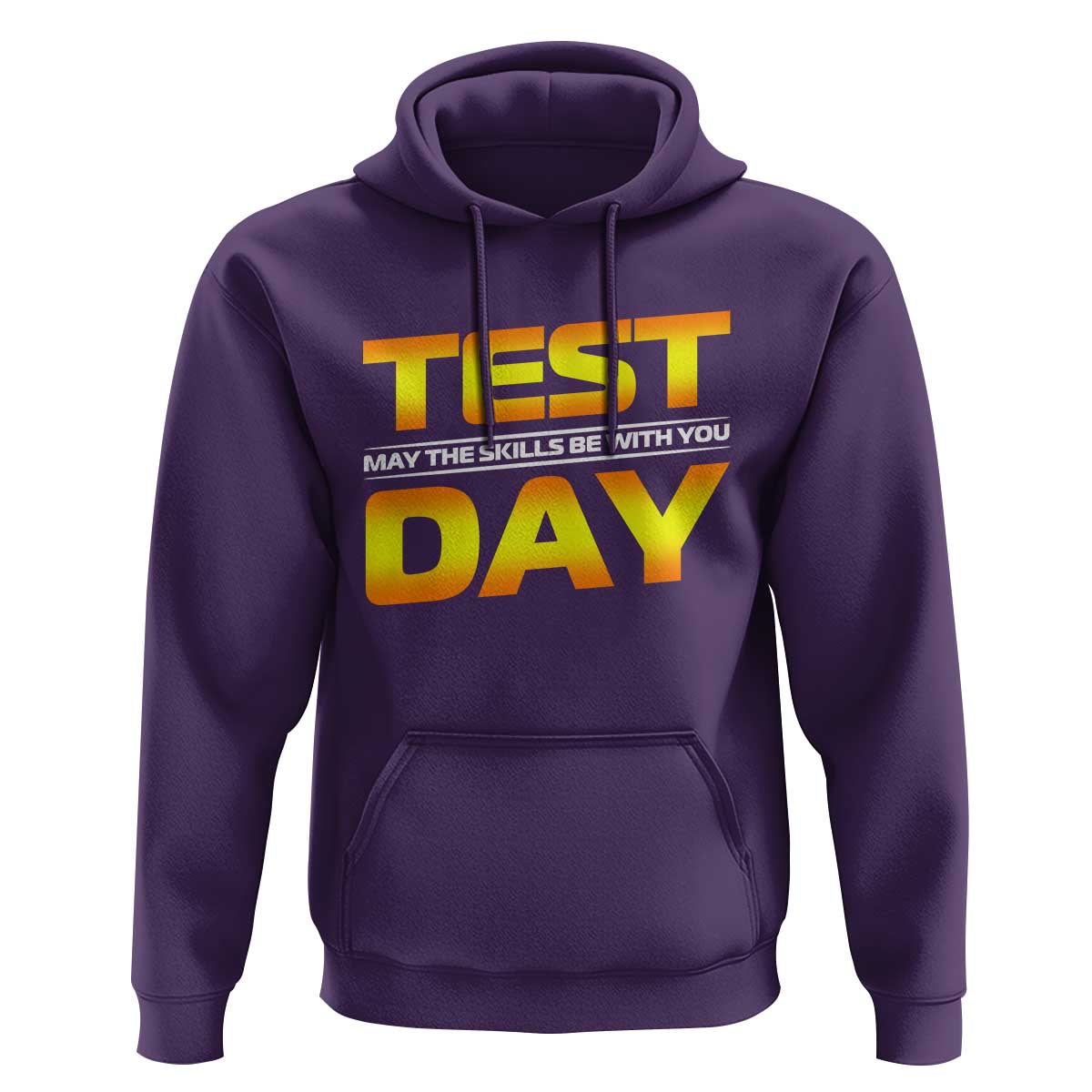 Funny Test Day Hoodie May The Skills Be With You Motivational Teacher