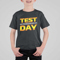 Funny Test Day T Shirt For Kid May The Skills Be With You Motivational Teacher