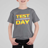 Funny Test Day T Shirt For Kid May The Skills Be With You Motivational Teacher