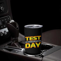 Funny Test Day Tumbler Cup May The Skills Be With You Motivational Teacher