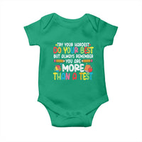 Testing Day Baby Onesie Try Your Hardest Teachers