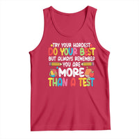 Testing Day Tank Top Try Your Hardest Teachers
