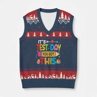 Test Day You Got This V-Neck Knit Sweater Vest