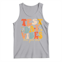 Test Day Vibes Tank Top Teacher Groovy Testing Day Exam