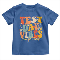 Test Day Vibes Toddler T Shirt Teacher Groovy Testing Day Exam