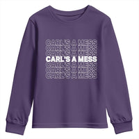 Carl's A Mess Youth Sweatshirt Reality TV Funny Meme