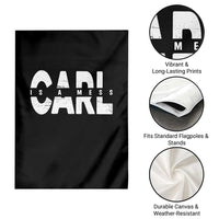 Carl's A Mess Garden Flag Reality TV Viral Meme