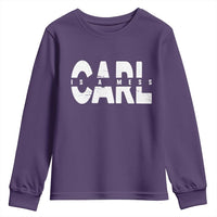 Carl's A Mess Youth Sweatshirt Reality TV Viral Meme